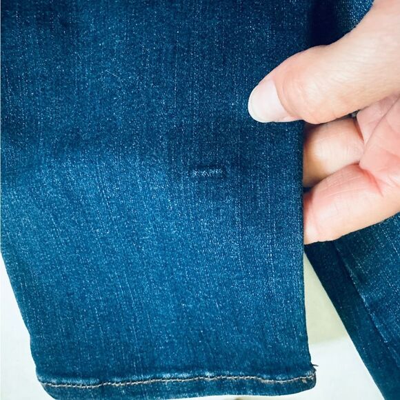 Free People Ultra High Rise Dark Wash Pull On Skinny Stretch Jeans - Picture 10 of 10